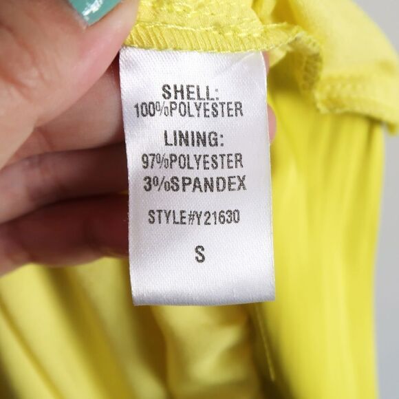 DO+BE Lime Green Halter Top - Size Small - Picture 8 of 9